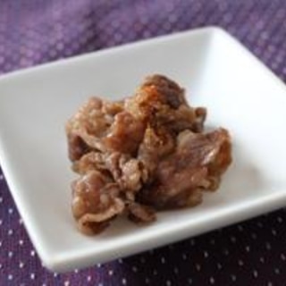 お弁当に！牛肉の甘辛炒め